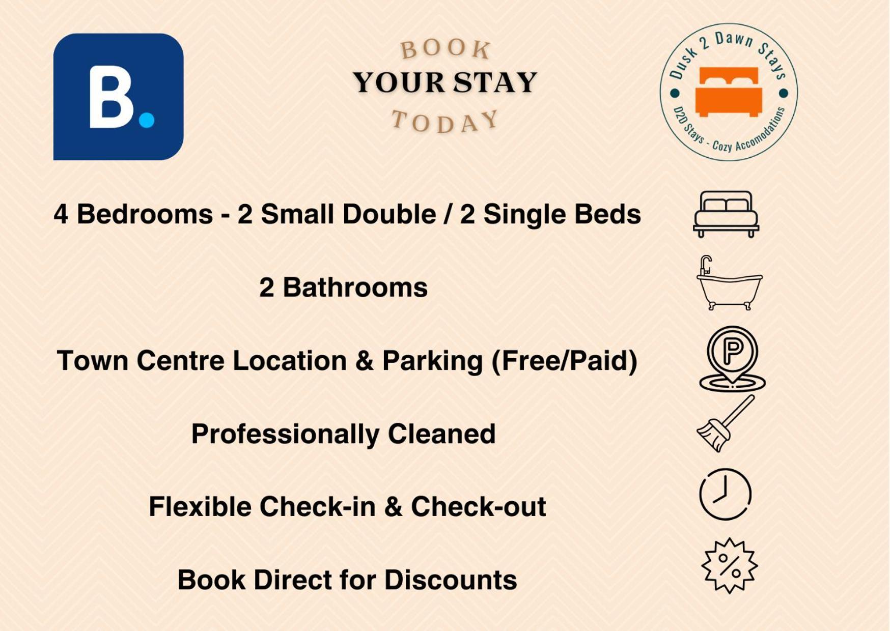 4 Bedroom, 2 Bath In Newcastle Town Centre 외부 사진
